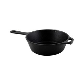 Bhagya Cast Iron Cookware Iron Omelette Pan, 9 Inches, Black, Round And  Flat, Capacity: Nill