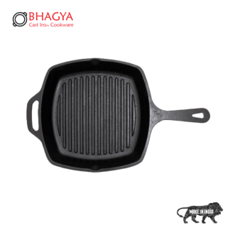 Bhagya Castiron Cookware Grillpan Lengthy FS-03